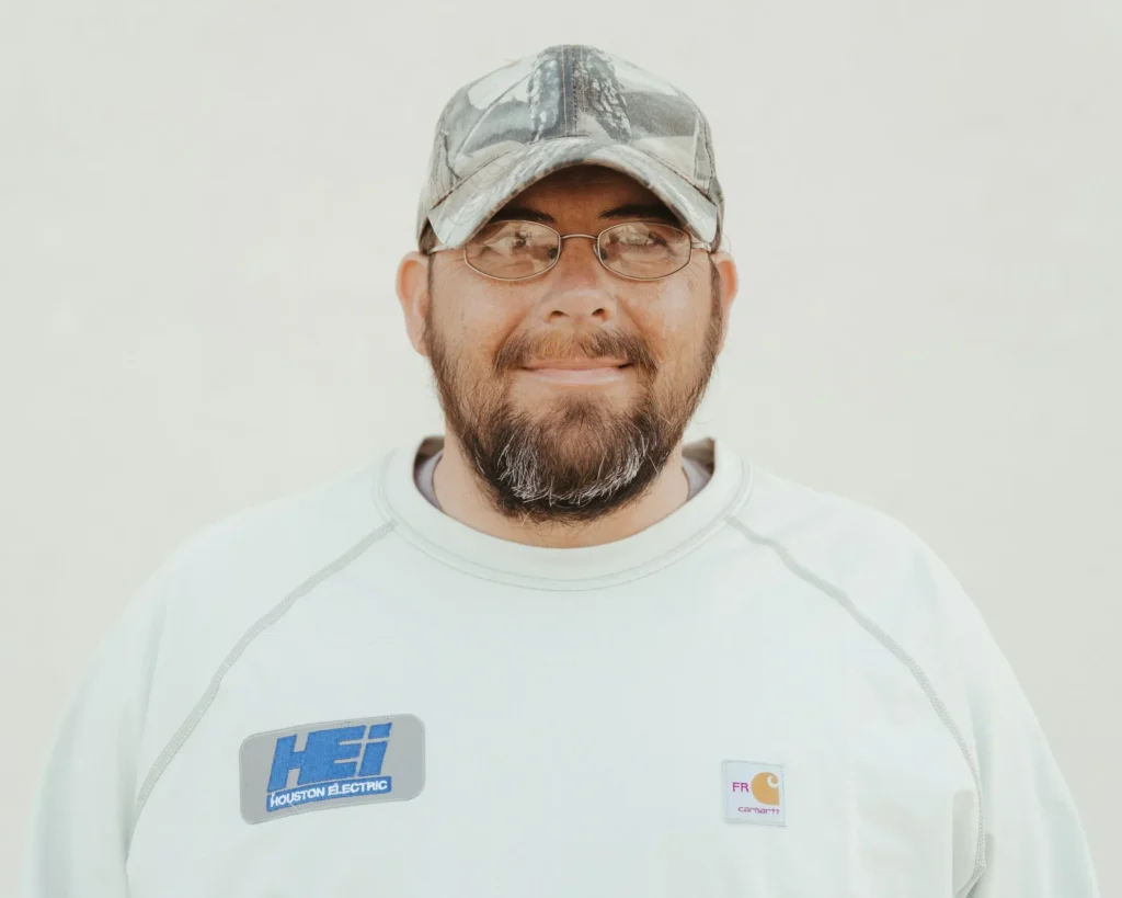 Tim an employee at houston electric